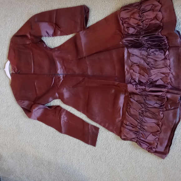 Vintage satin dress - Picture 3 of 3